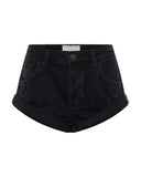 ONE TEASPOON Womens Double Black Bandit Low Waist Denim Shorts - Double Black, WOMENS SHORTS, OneTeaspoon, Elwood 101