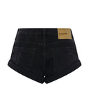 ONE TEASPOON Womens Double Black Bandit Low Waist Denim Shorts - Double Black, WOMENS SHORTS, OneTeaspoon, Elwood 101