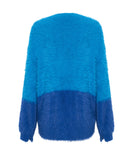 ONE TEASPOON Womens Fluffy Colour Blocked Sweater - Aqua, WOMENS KNITS & SWEATERS, OneTeaspoon, Elwood 101