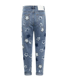 ONE TEASPOON Womens Johnny Blue Star Saints Boyfriend Jeans, WOMENS DENIM, OneTeaspoon, Elwood 101