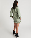 ONE TEASPOON Womens Khaki Logo Jacquard Prophecy Jumpsuit - Khaki, WOMENS JUMPSUITS & OVERALLS, OneTeaspoon, Elwood 101