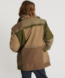 ONE TEASPOON Womens Khaki Patchworked Defender Coat - Khaki, WOMENS COATS & JACKETS, OneTeaspoon, Elwood 101