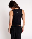 ONE TEASPOON Womens OTS Cut Through Tank Black, WOMENS TEES & TANKS, OneTeaspoon, Elwood 101