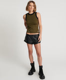 ONE TEASPOON Womens OTS Khaki 2 Tone Equipment Tank - Khaki -, WOMENS TEES & TANKS, OneTeaspoon, Elwood 101