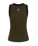 ONE TEASPOON Womens OTS Khaki 2 Tone Equipment Tank - Khaki -, WOMENS TEES & TANKS, OneTeaspoon, Elwood 101