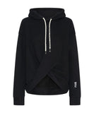 ONE TEASPOON Womens OTS Twisted Hoody Black, WOMENS HOODIES, OneTeaspoon, Elwood 101