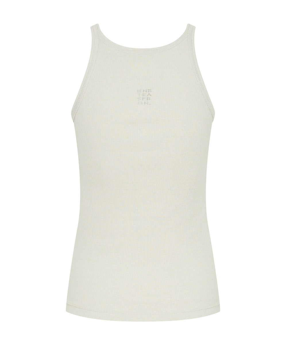 ONE TEASPOON Womens Rib Singlet Stone, WOMENS TEES & TANKS, OneTeaspoon, Elwood 101