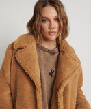 ONE TEASPOON Womens Tan Teddy Coat - Tan, WOMENS COATS & JACKETS, OneTeaspoon, Elwood 101