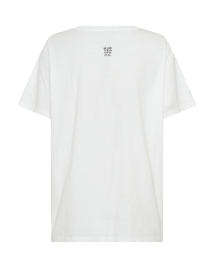 ONE TEASPOON Womens Art Boyfriend Tee in White