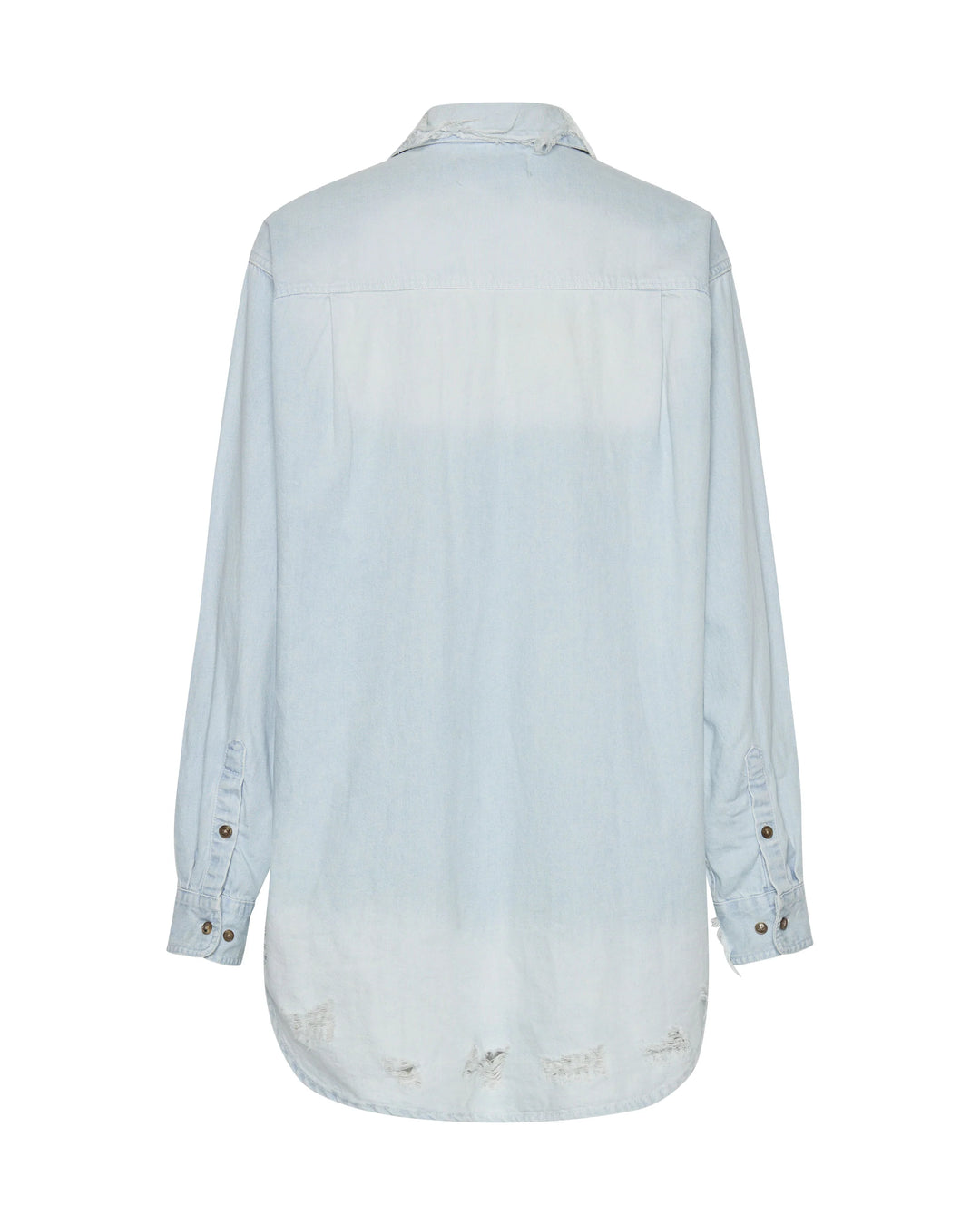 ONE TEASPOON Womens Classic Everyday Chambray Denim Shirt - Classic, WOMENS TOPS & SHIRTS, OneTeaspoon, Elwood 101