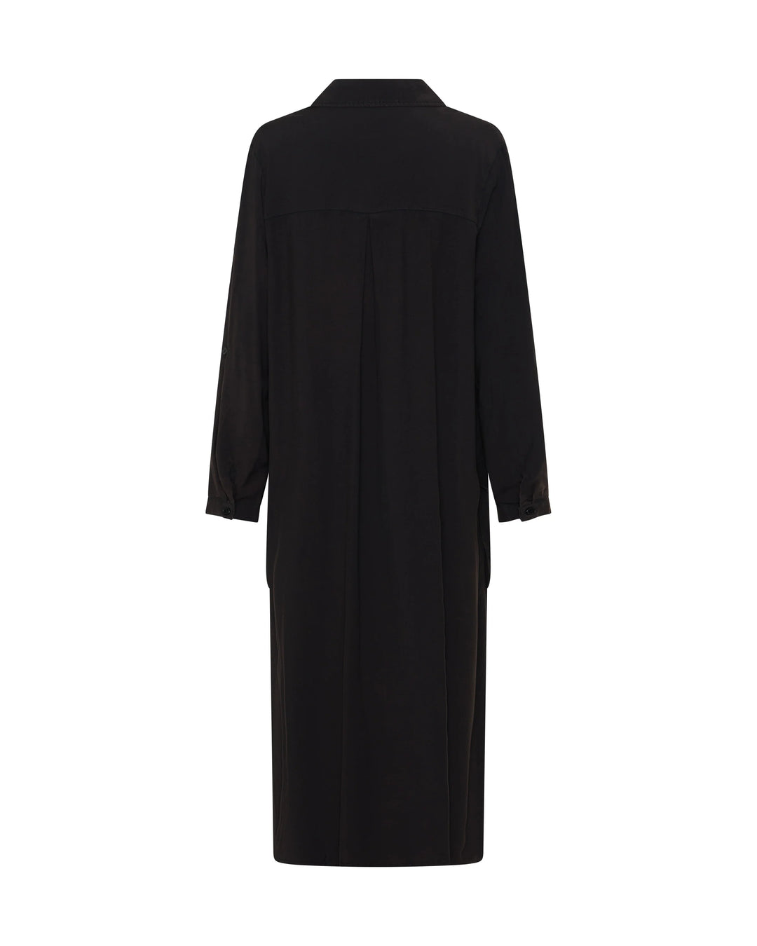 ONE TEASPOON Womens Crushed Midi Shirt Dress in Black, WOMENS DRESSES, OneTeaspoon, Elwood 101