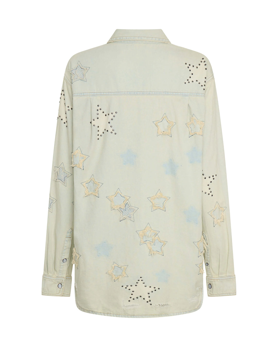 ONE TEASPOON Womens Everyday Denim Shirt - Sundae Star, WOMENS TOPS & SHIRTS, OneTeaspoon, Elwood 101