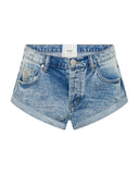 ONE TEASPOON Womens Sunset Blue Bandits Low Waist Denim Shorts - Sunset Blue, WOMENS SHORTS, OneTeaspoon, Elwood 101