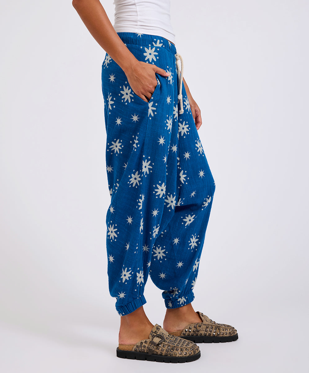 ONE TEASPOON Womens Supernova Harem Pants in Blue