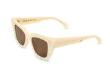 OSCAR & FRANK Fairfax & 3rd Sunglasses - Cream Pearl, SUNGLASSES UNISEX, OSCAR & FRANK, Elwood 101