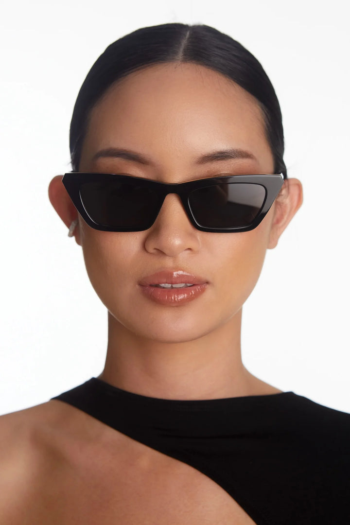 OSCAR & FRANK FAE Sunglasses - Gloss Black, SUNGLASSES UNISEX, OSCAR & FRANK, Elwood 101