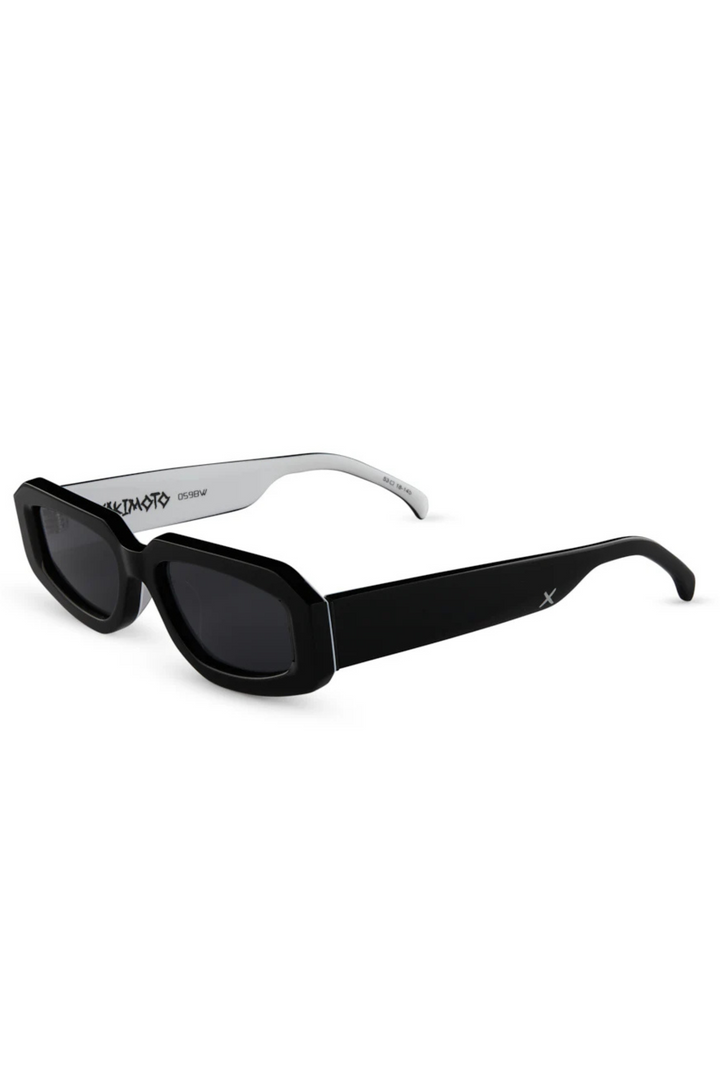 OSCAR & FRANK Yakimoto Sunglasses Gloss Black/White, SUNGLASSES UNISEX, OSCAR & FRANK, Elwood 101