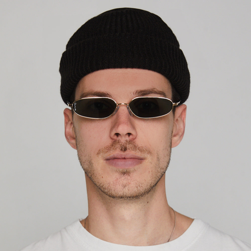 OTRA EYEWEAR Drew Sunglasses Gold / Green, SUNGLASSES UNISEX, OTRA EYEWEAR, Elwood 101