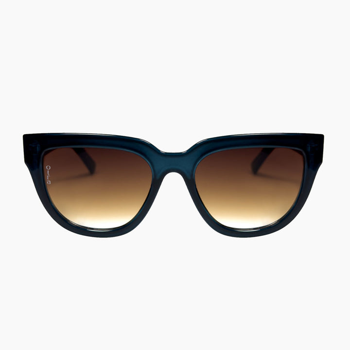OTRA EYEWEAR Mara Sunglasses - Transparent Navy/ Brown Fade, SUNGLASSES UNISEX, OTRA EYEWEAR, Elwood 101