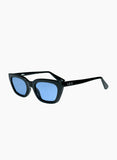 OTRA EYEWEAR Nove Sunglasses- Black/ Blue, SUNGLASSES UNISEX, OTRA EYEWEAR, Elwood 101