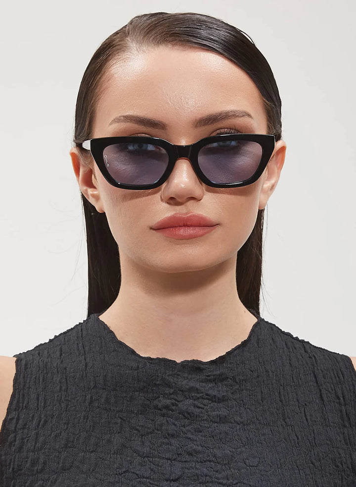 OTRA EYEWEAR Nove Sunglasses- Black/ Blue, SUNGLASSES UNISEX, OTRA EYEWEAR, Elwood 101