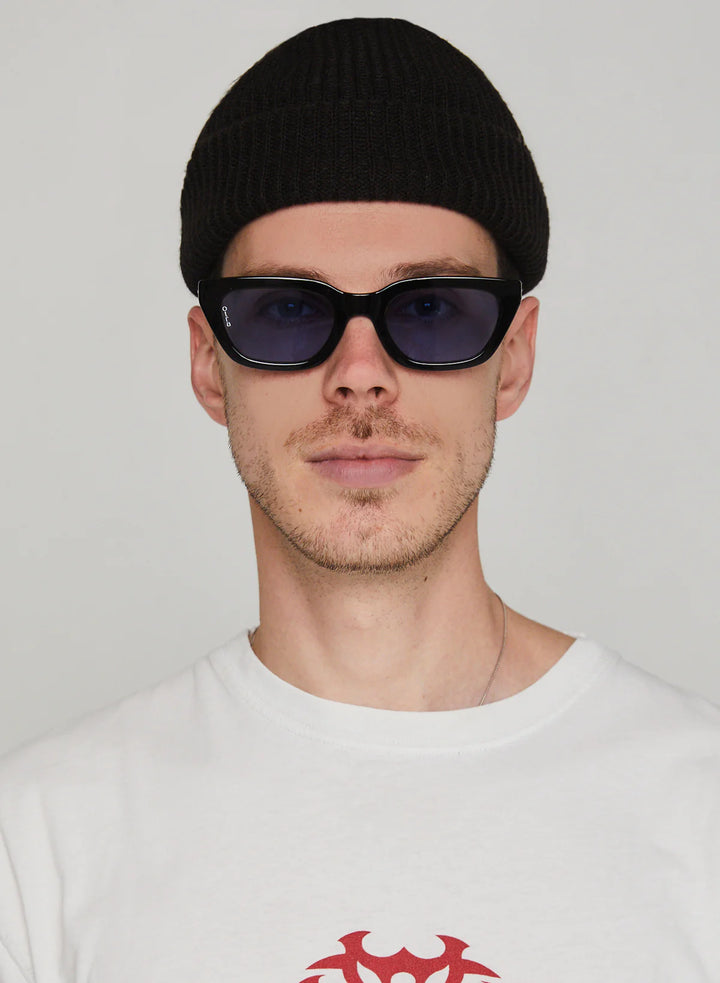 OTRA EYEWEAR Nove Sunglasses- Black/ Blue, SUNGLASSES UNISEX, OTRA EYEWEAR, Elwood 101