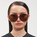 OTRA EYEWEAR Virgo Sunglasses - Transparent Chocolate / Brown, SUNGLASSES UNISEX, OTRA EYEWEAR, Elwood 101