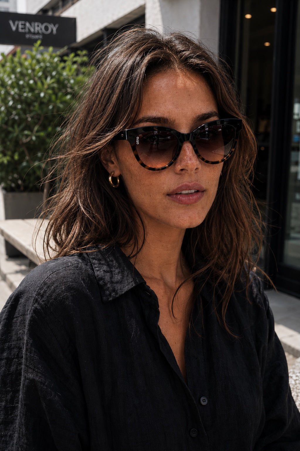 OTRA EYEWEAR Lola Sunglasses -Black to Tort/ Smoke Fade, SUNGLASSES UNISEX, OTRA EYEWEAR, Elwood 101