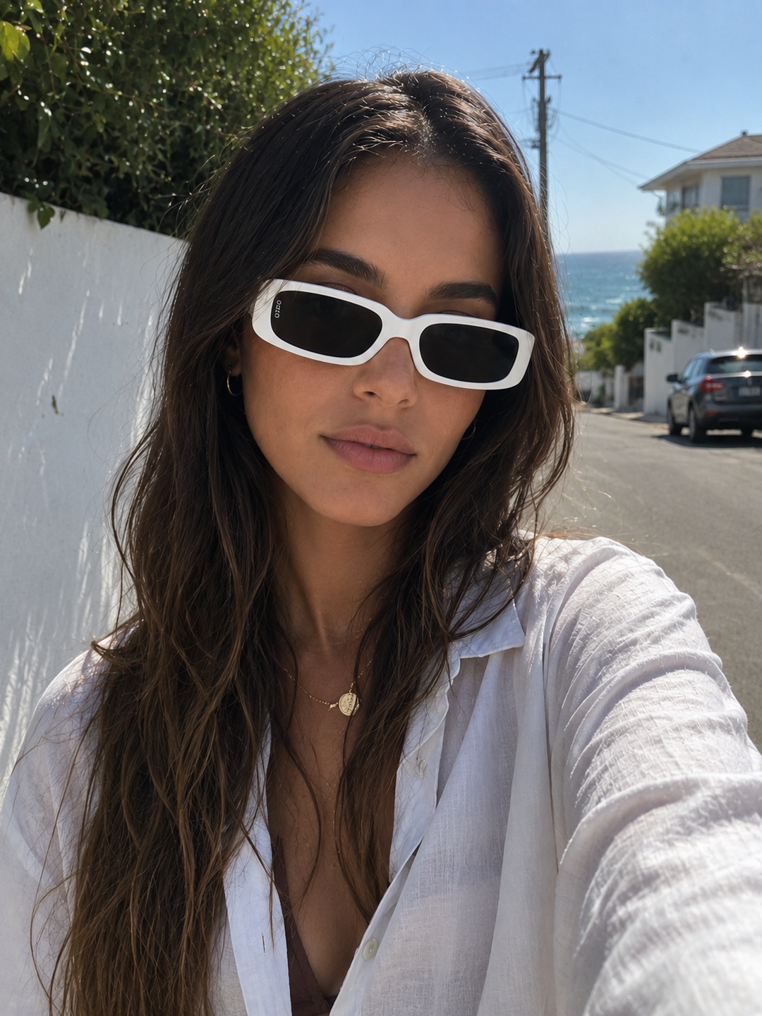 OTRA EYEWEAR Sunny Sunglasses - White/ Smoke, SUNGLASSES UNISEX, OTRA EYEWEAR, Elwood 101