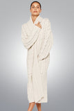 PIPPA  THE LABEL Womens Tessa Cable Knit Duster Cardigan Ecru, WOMENS KNITS & SWEATERS, PIPPA, Elwood 101