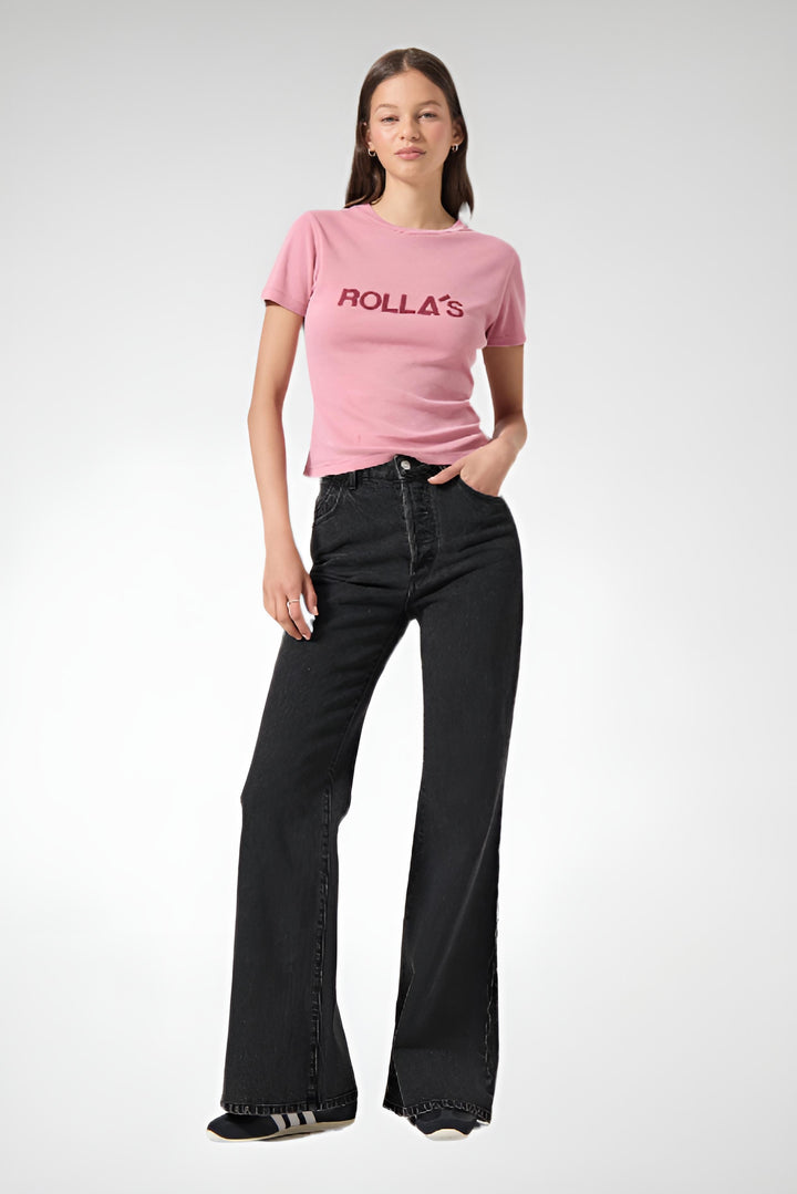 ROLLA'S Womens Eastcoast Flare in Black Sand