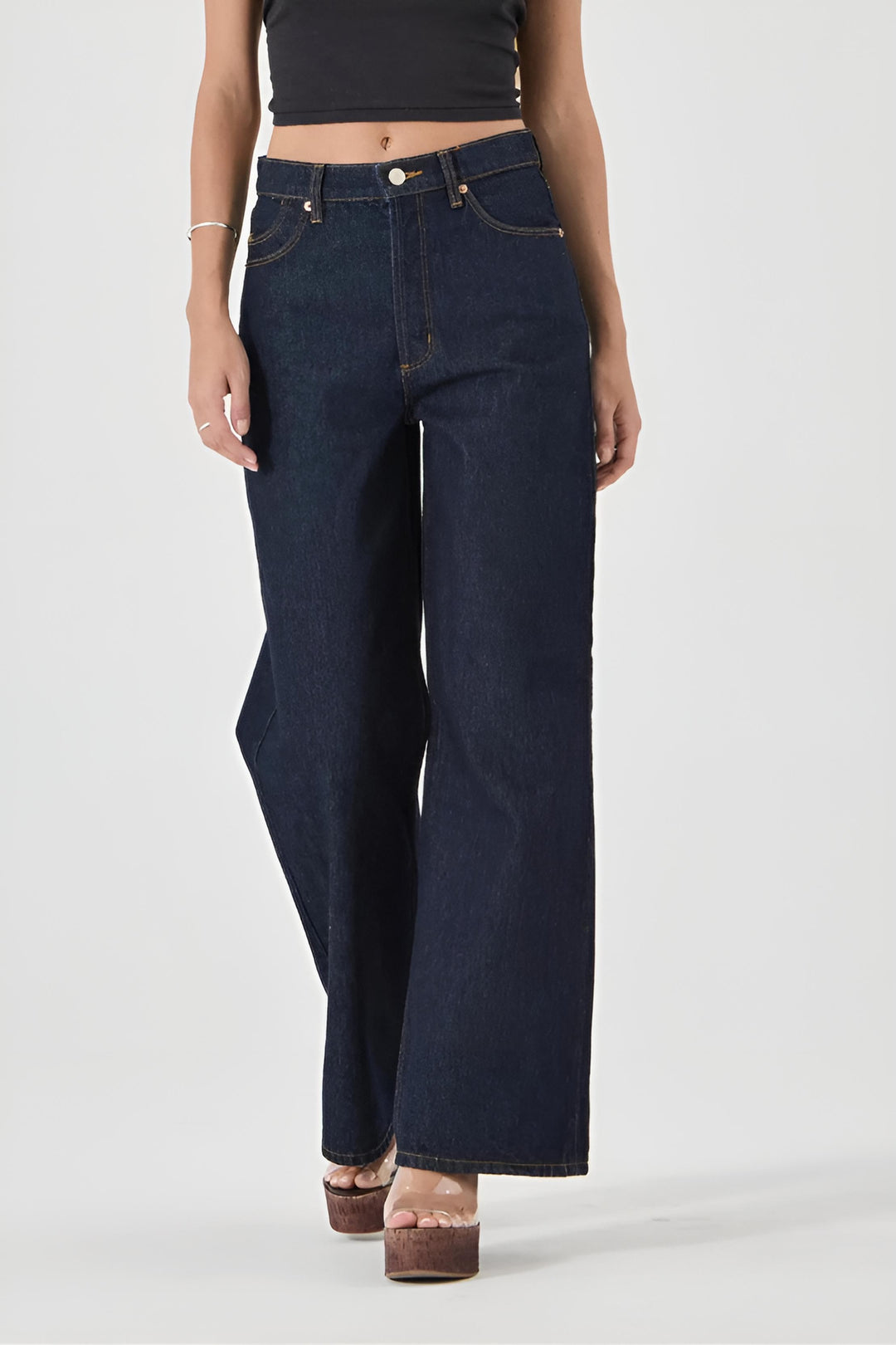 ROLLA'S Womens Relaxed Sailor Jean Long in Dark Rinse, WOMENS DENIM, ROLLA'S, Elwood 101