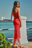 ROLLAS Womens Georgie Slip Jacquard  Dress- Cherry, WOMENS DRESSES, ROLLAS, Elwood 101