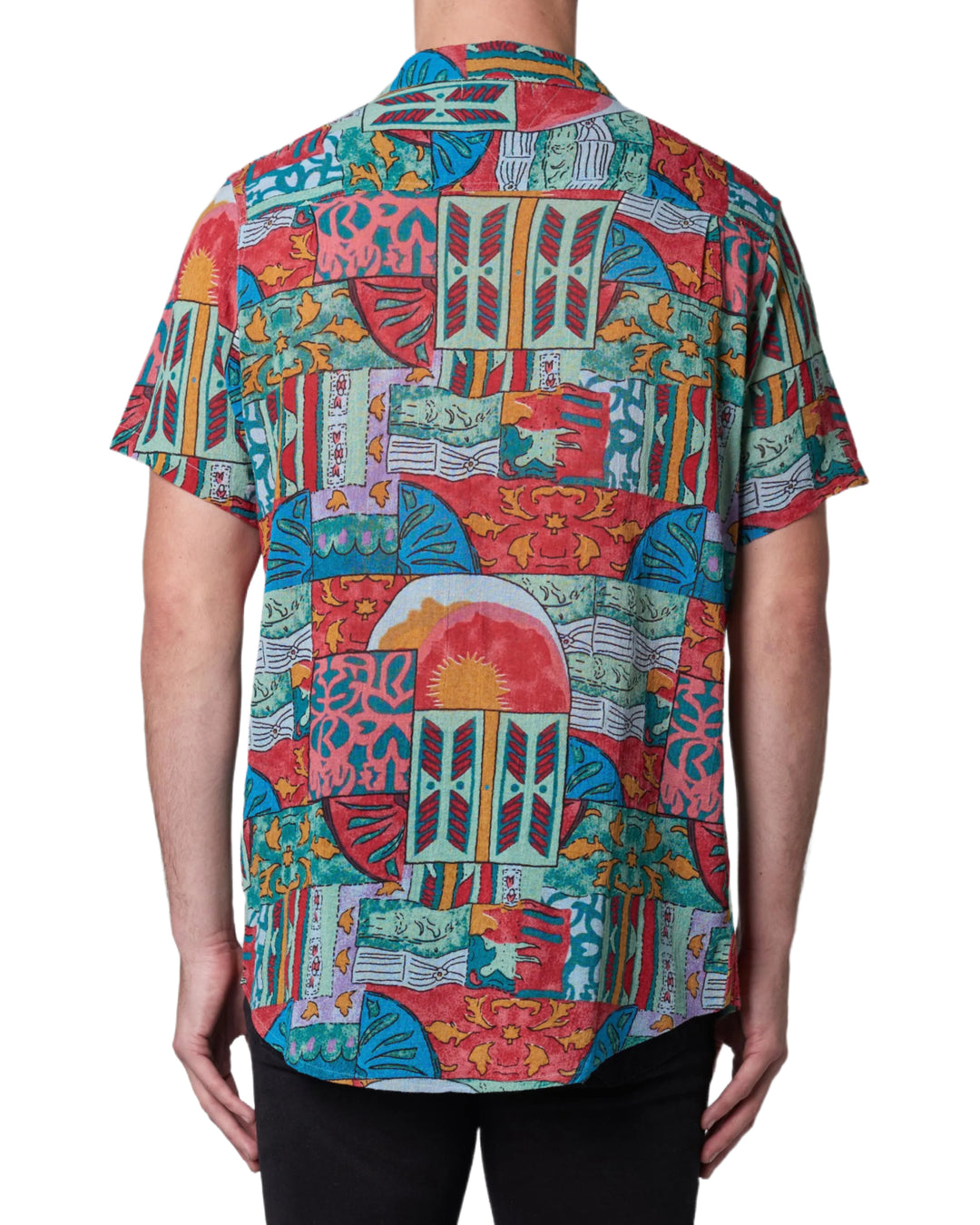 ROLLAS Mens Bon Copacabana Short Sleeve Shirt - Multi, MENS SHIRTS, ROLLAS, Elwood 101