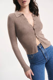 ROLLAS Womens Caroline Knit Longsleeve Top Mink, WOMENS TOPS & SHIRTS, ROLLAS, Elwood 101