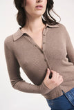 ROLLAS Womens Caroline Knit Longsleeve Top Mink, WOMENS TOPS & SHIRTS, ROLLAS, Elwood 101