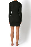 ROLLAS Womens Caroline Knit Mini Dress Black, WOMENS DRESSES, ROLLAS, Elwood 101
