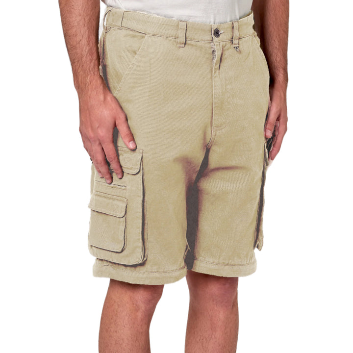 ROLLAS Mens Ezy Adventure Short - Light Sand, MENS SHORTS, ROLLAS, Elwood 101