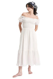 ROLLAS Womens Greta Lace Dress - White, WOMENS DRESSES, ROLLAS, Elwood 101