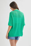 ROLLAS Womens Milan Short Sleeve Knit Shirt - Grass, WOMENS TOPS & SHIRTS, ROLLAS, Elwood 101