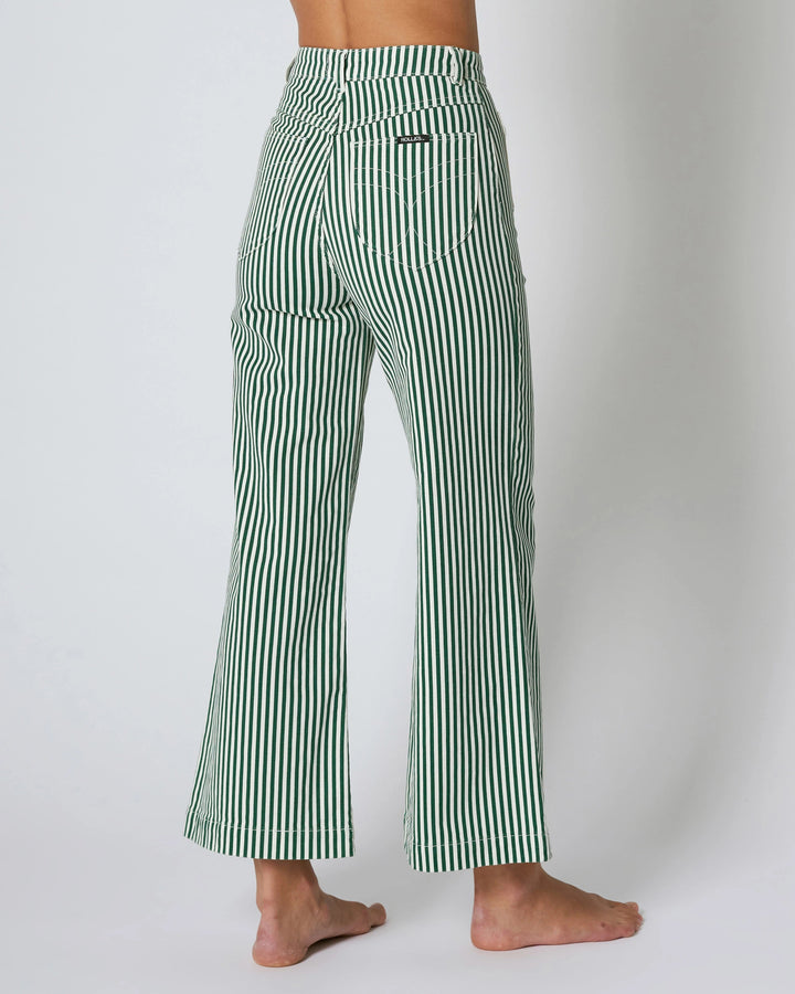 ROLLAS Womens Sailor Jean Laura Stripe Basil, WOMENS DENIM, ROLLAS, Elwood 101