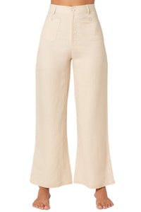 ROLLAS Womens Sailor Linen Pant - Biscuit, WOMENS DENIM, ROLLAS, Elwood 101