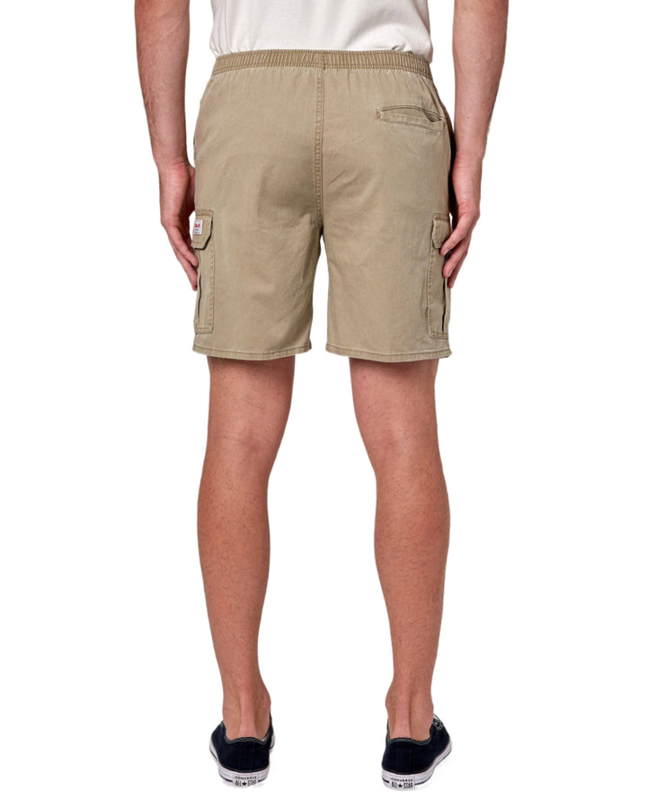 ROLLAS Mens Tradie Cargo Short - Sand, MENS SHORTS, ROLLAS, Elwood 101