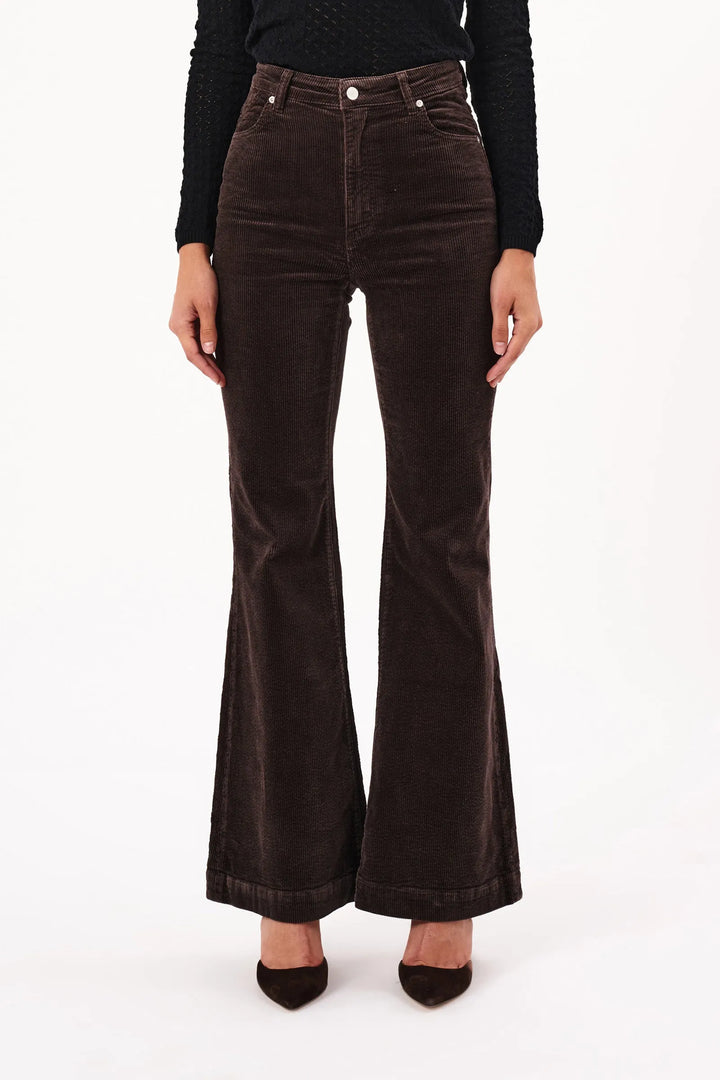ROLLAS Womens Eastcoast Flare Cords - Elm, WOMENS DENIM, ROLLAS, Elwood 101