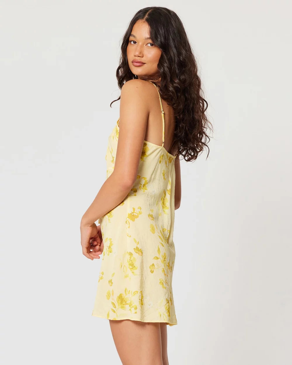 ROLLAS Womens Georgie Mini Dress - Limoncello Daydream, WOMENS DRESSES, ROLLAS, Elwood 101