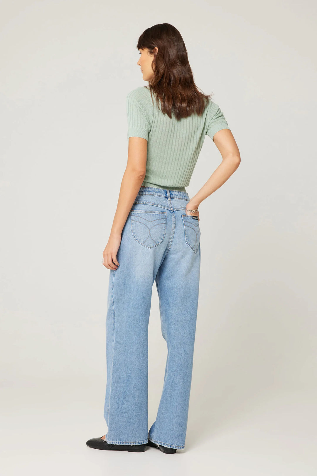 ROLLAS Womens Kate Baggy 90s Blue - Vintage Blue, WOMENS DENIM, ROLLAS, Elwood 101