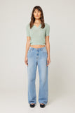 ROLLAS Womens Kate Baggy 90s Blue - Vintage Blue, WOMENS DENIM, ROLLAS, Elwood 101