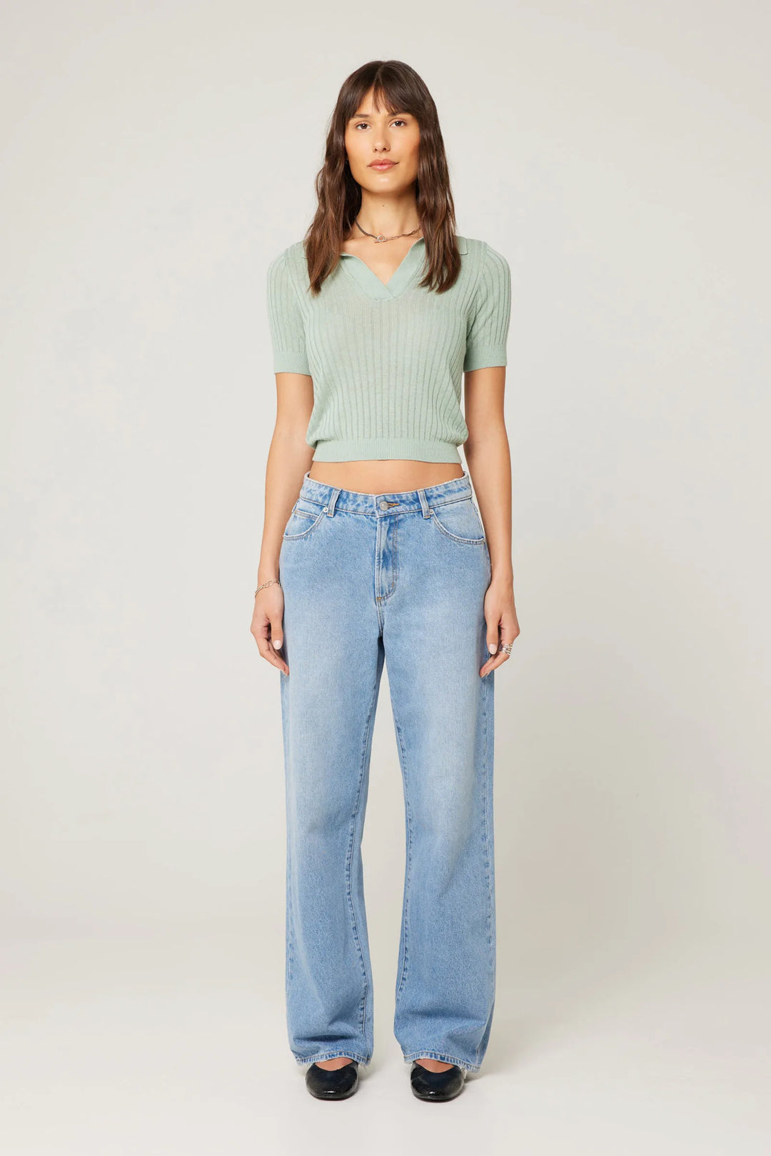 ROLLAS Womens Kate Baggy 90s Blue - Vintage Blue, WOMENS DENIM, ROLLAS, Elwood 101