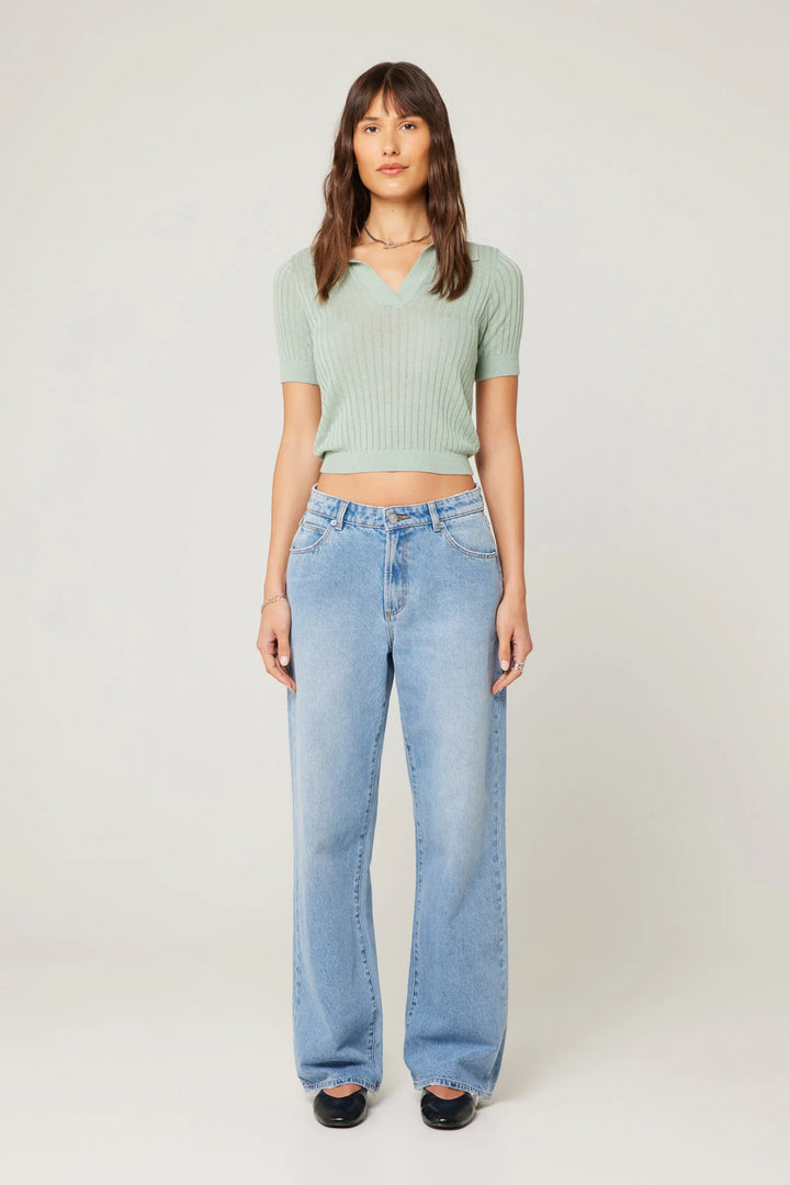 ROLLAS Womens Kate Baggy 90s Blue - Vintage Blue, WOMENS DENIM, ROLLAS, Elwood 101