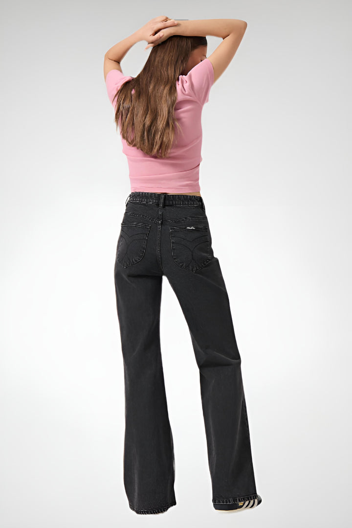 ROLLA'S Womens Eastcoast Flare in Black Sand